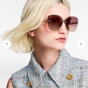 Louis Vuitton LV Jewel Round Cat Eye Sunglasses